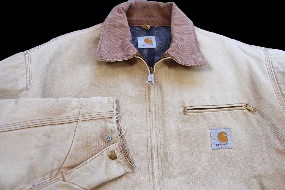 90s carharttカーハート ブランケットライナー ダック地 デトロイト