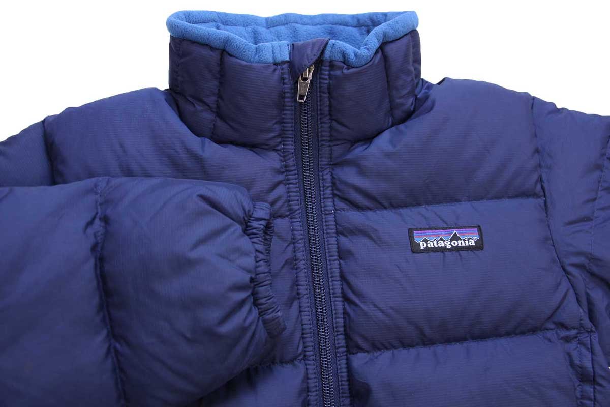 00s patagoniaパタゴニア DOWN JACKET ナイロン ダウンジャケット 紺