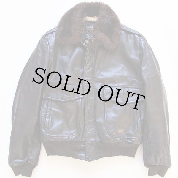 70s USA製 COOPERクーパー ボアライナー G-1タイプ フライト レザー