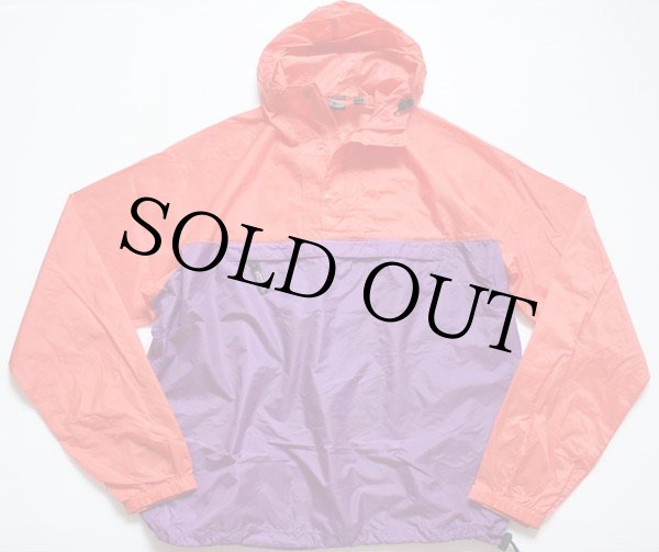 90s patagoniaパタゴニア ナイロン アノラックパーカー ツートン M