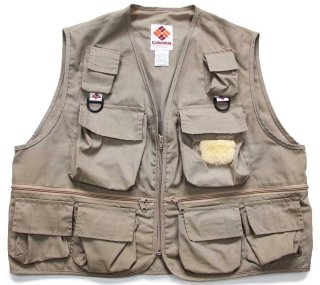 80s L.L.Bean フィッシングベスト グレーベージュ L - Sixpacjoe Web Shop