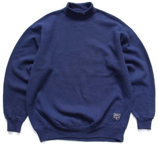 80s USA製 RUSSELLラッセル 無地 前V スウェット 緑 L☆ブランク