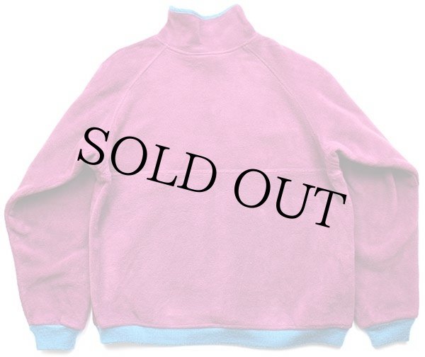 80s USA製 TETON Woolrichウールリッチ ハイネック ハーフジップ プル