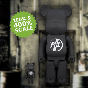 Public Image Limited Bearbrick PiL 100 and 400 Collectible