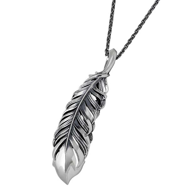エムズコレクション M's collection フェザー シルバー ネックレス