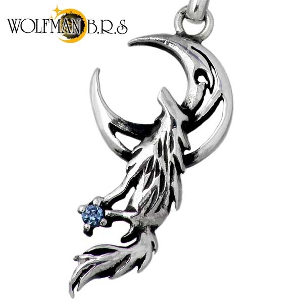 WOLFMAN B.R.S (ウルフマンB.R.S) ウルフムーン シルバー ネックレス