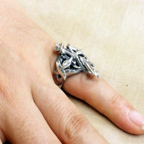 M's collection(エムズ コレクション) シルバー クロス リング 十字架