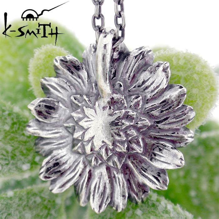 ケースミス K-SMITH バースデー フラワー シルバー ネックレス 8月