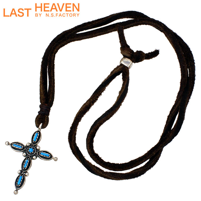 LAST HEAVEN【ラストヘブン】クロス ストーン シルバー ネックレス