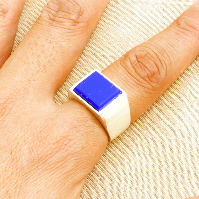 SAINTS【セインツ】シルバー リング ラピスラズリ メンズ 指輪 17～21