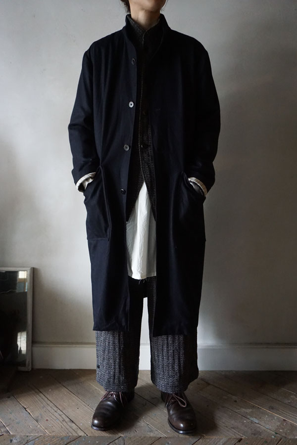 Araki yuu | アラキユウ FTC01_FTKZCA atelier coat black navy_black