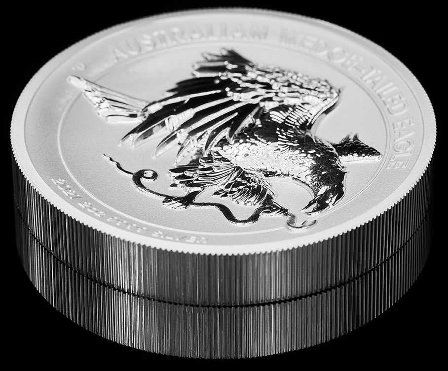 Wedge Tailed Eagle 2 Oz Silber Ultra High Relief + Box Zertifikat