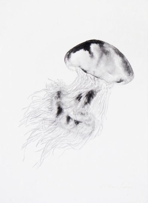 中山 無窮 水墨画展『海に揺蕩う水と墨遊』 ｜ Mukyu Nakayama