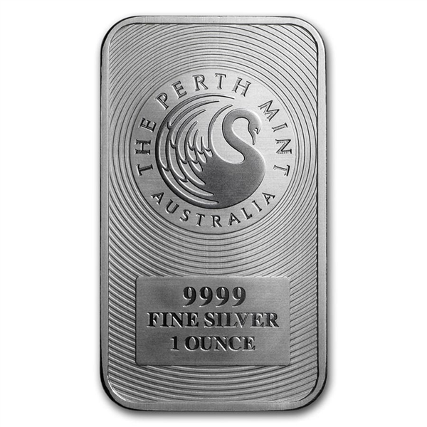 Perth Mint Silver Minted Bar 1 oz | Silver Bullion