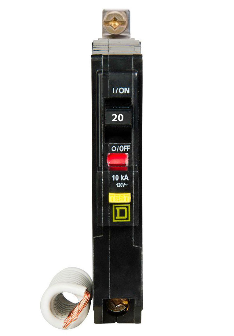 QOB120EPD - Square D - 20 Amp 30 mA GFEP Breaker – SimplyBreakers.com