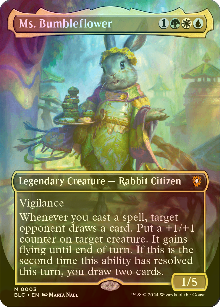 バンブルフラワー夫人 レイズドFOIL MTG レイズド・Foil】(103