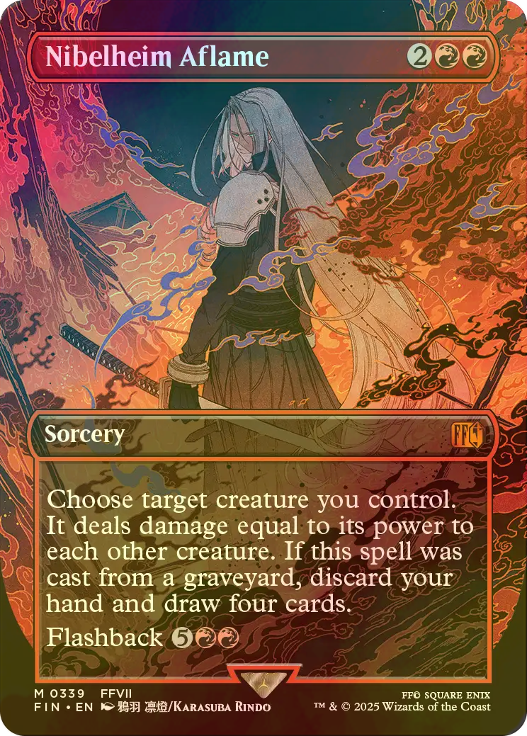 FOIL] 燃え上がるニブルヘイム/Nibelheim Aflame (全面アート版