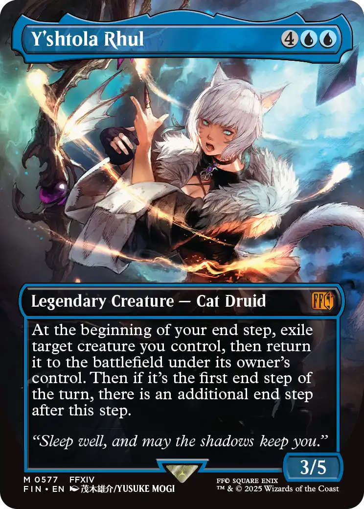 ヤ・シュトラ・ルル/Y'shtola Rhul (全面アート版) 【英語版】 [FIN-青