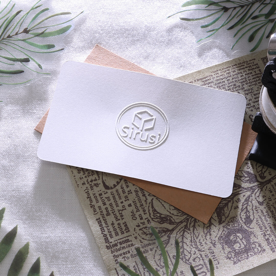 エンボッサー ロゴデータ入稿タイプ | 印鑑をデザインするSirusi【公式】