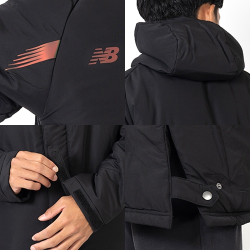 Black Out Collection パデッドロングコート／サッカーショップKAMO