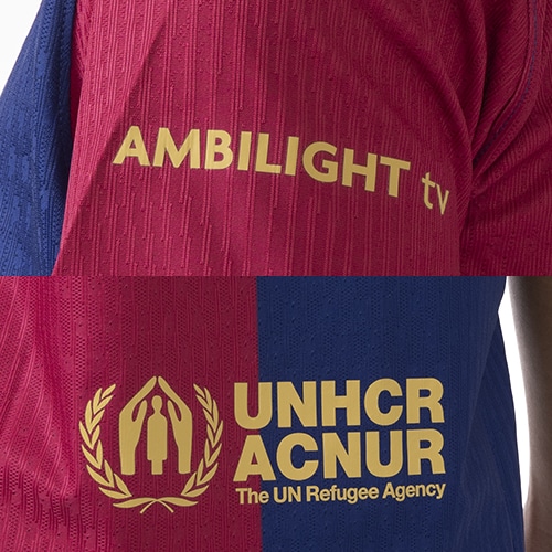 24-25 バルセロナ HOME オーセンティックユニフォーム／サッカー