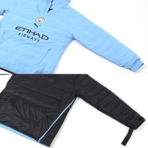 22-23 マンチェスター・シティ 1/2 ジップ リバーシブル ジャケット