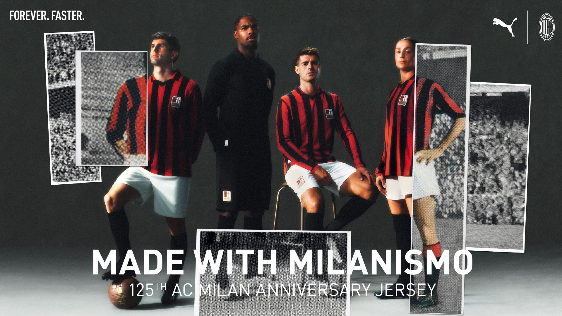 ACミラン 125周年記念 レトロユニフォーム | PUMA(プーマ)｜SOCCER
