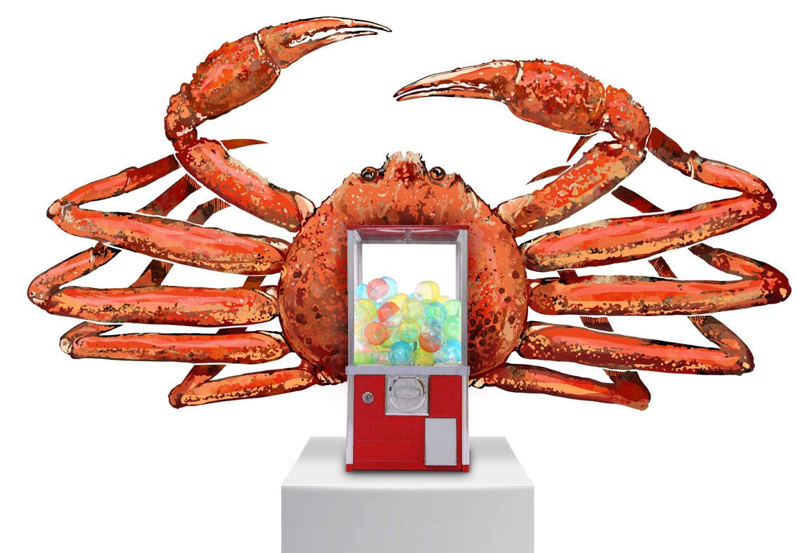 松葉がに・ベニズワイガニ当たるカプセルトイ「カニバーサリー 年末蟹