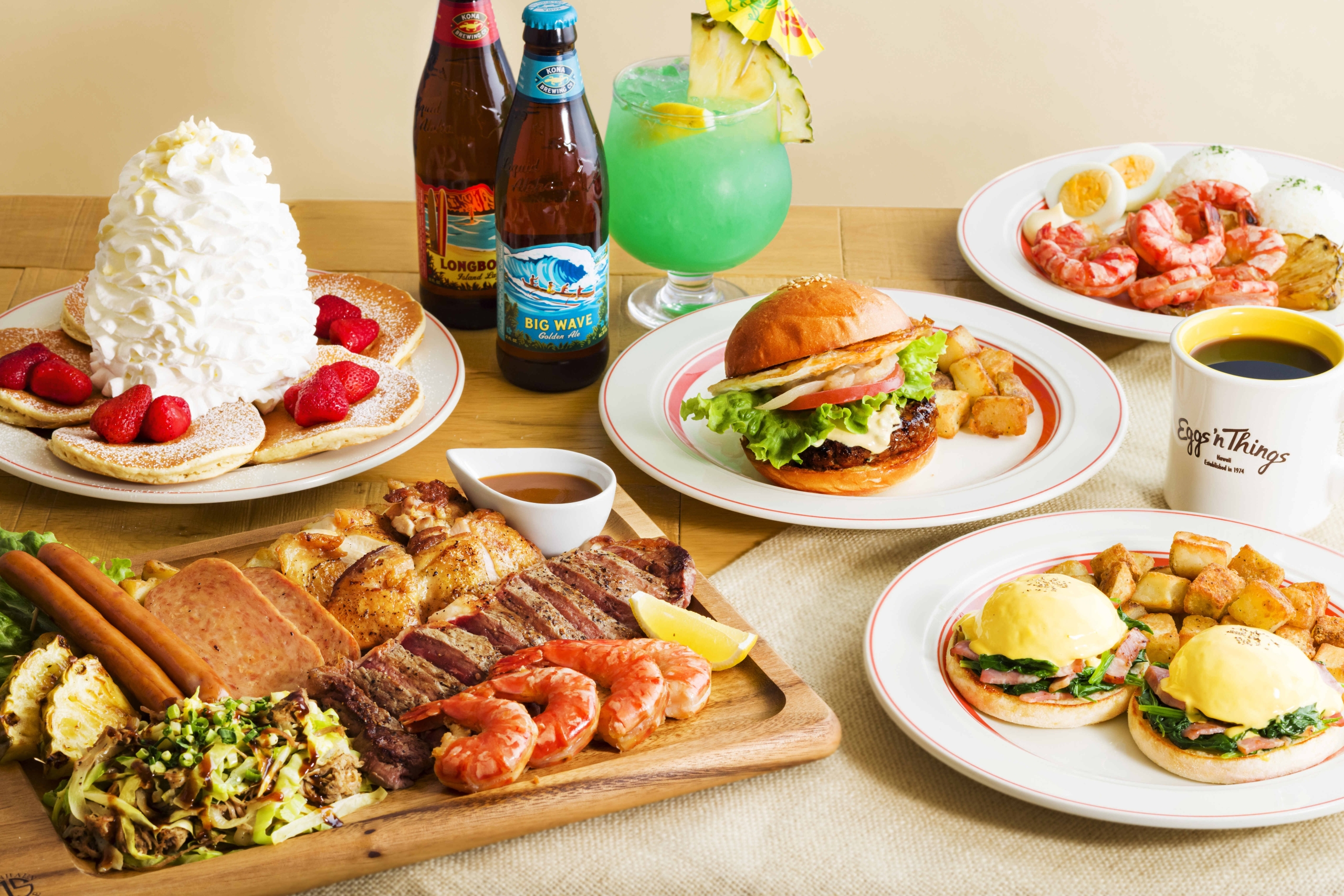 エッグスンシングス福袋2025内容公開、ハワイアントートバッグにポーチ