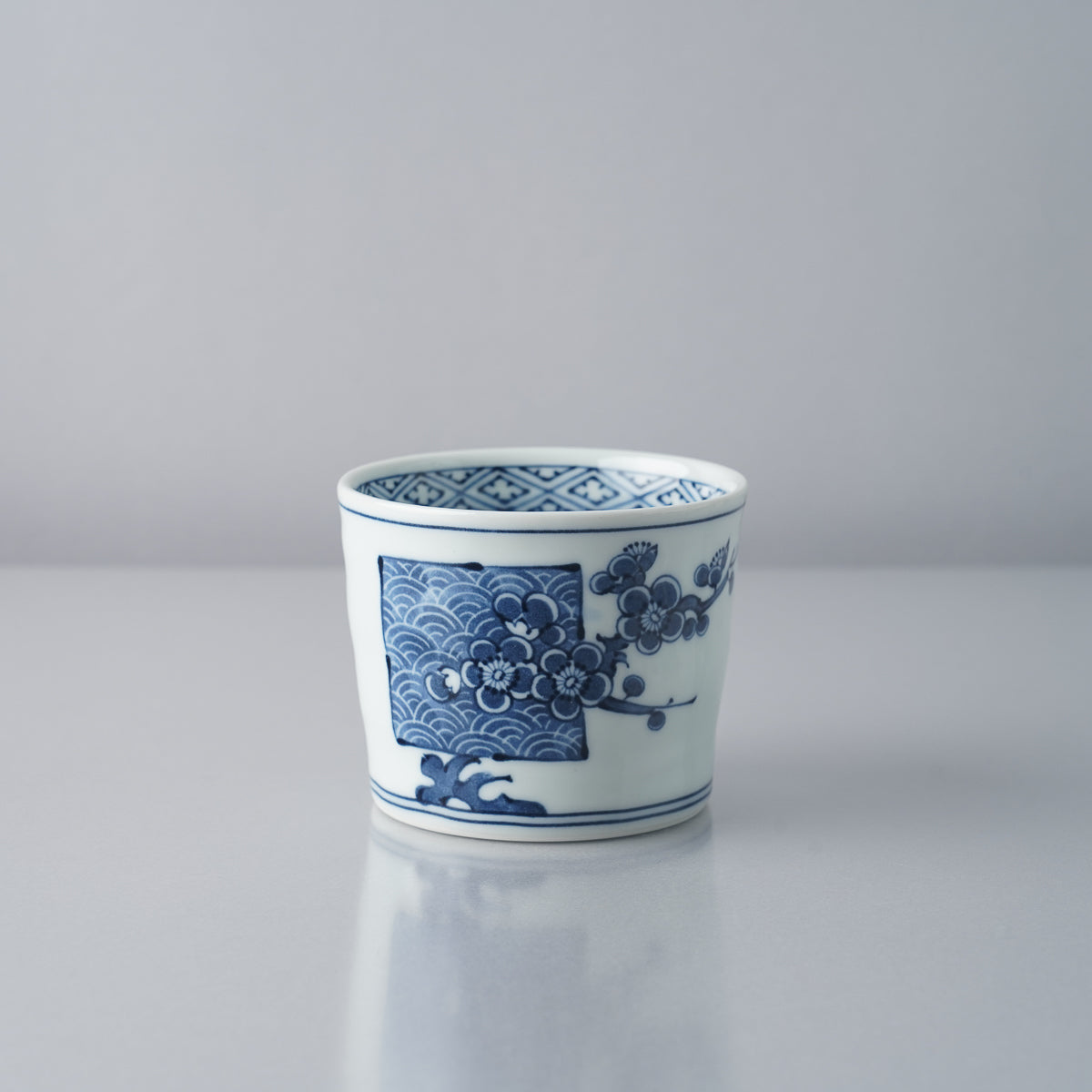 波佐見焼 染付 手彫そば猪口 190ml 高山陶器の通販｜Studio1156