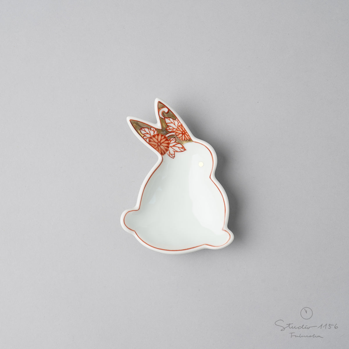 有田焼 金彩紋様 うさぎ型豆小皿 10cm 其泉窯の通販｜Studio1156