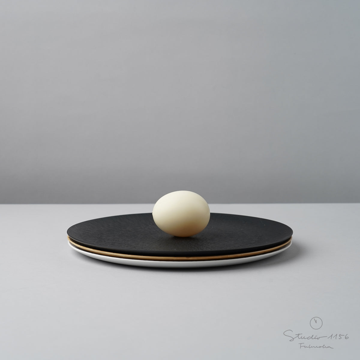 有田焼 飛鉋 フラットプレート(M) 21cm [強化磁器] 李荘窯の通販