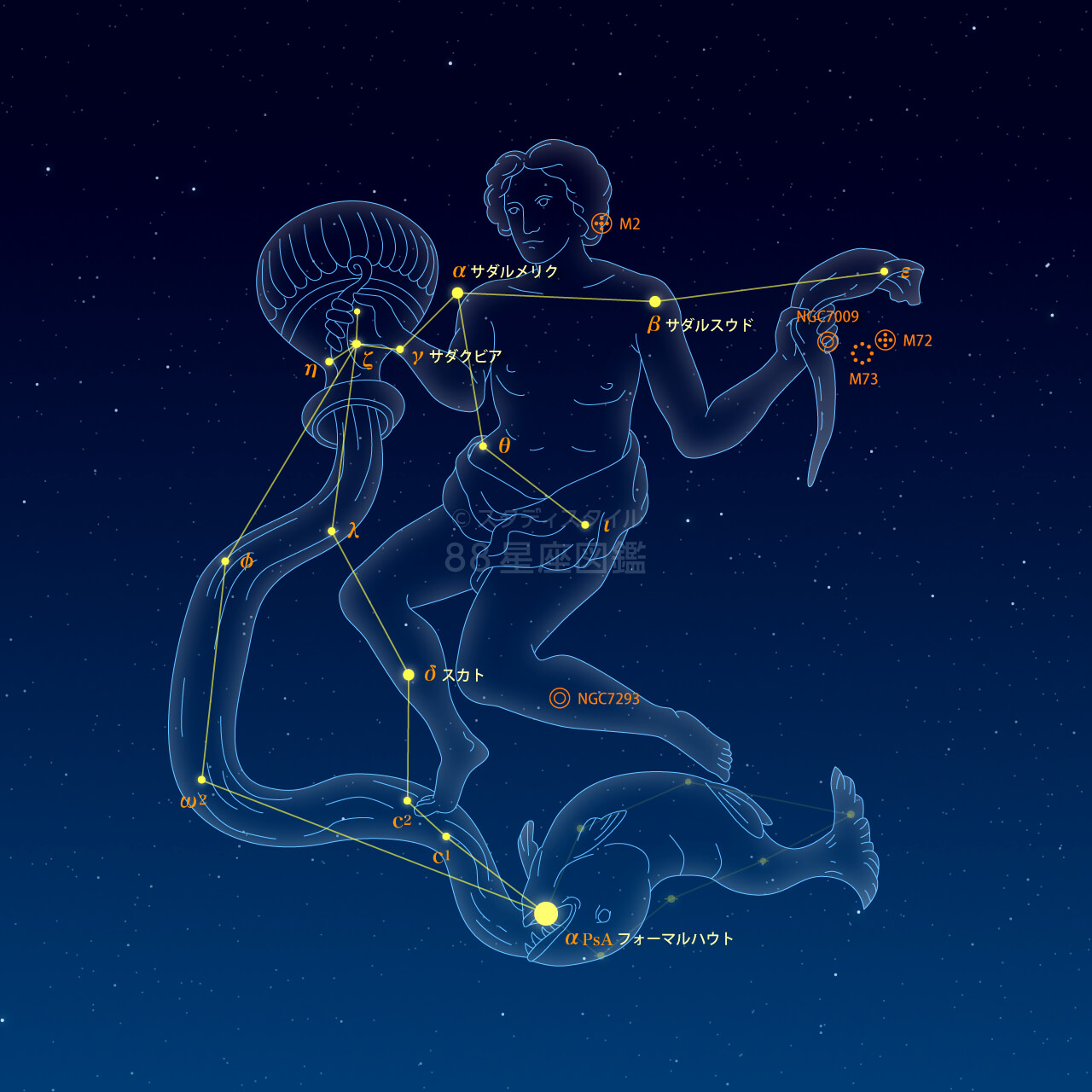 みずがめ座（水瓶座）｜やさしい88星座図鑑