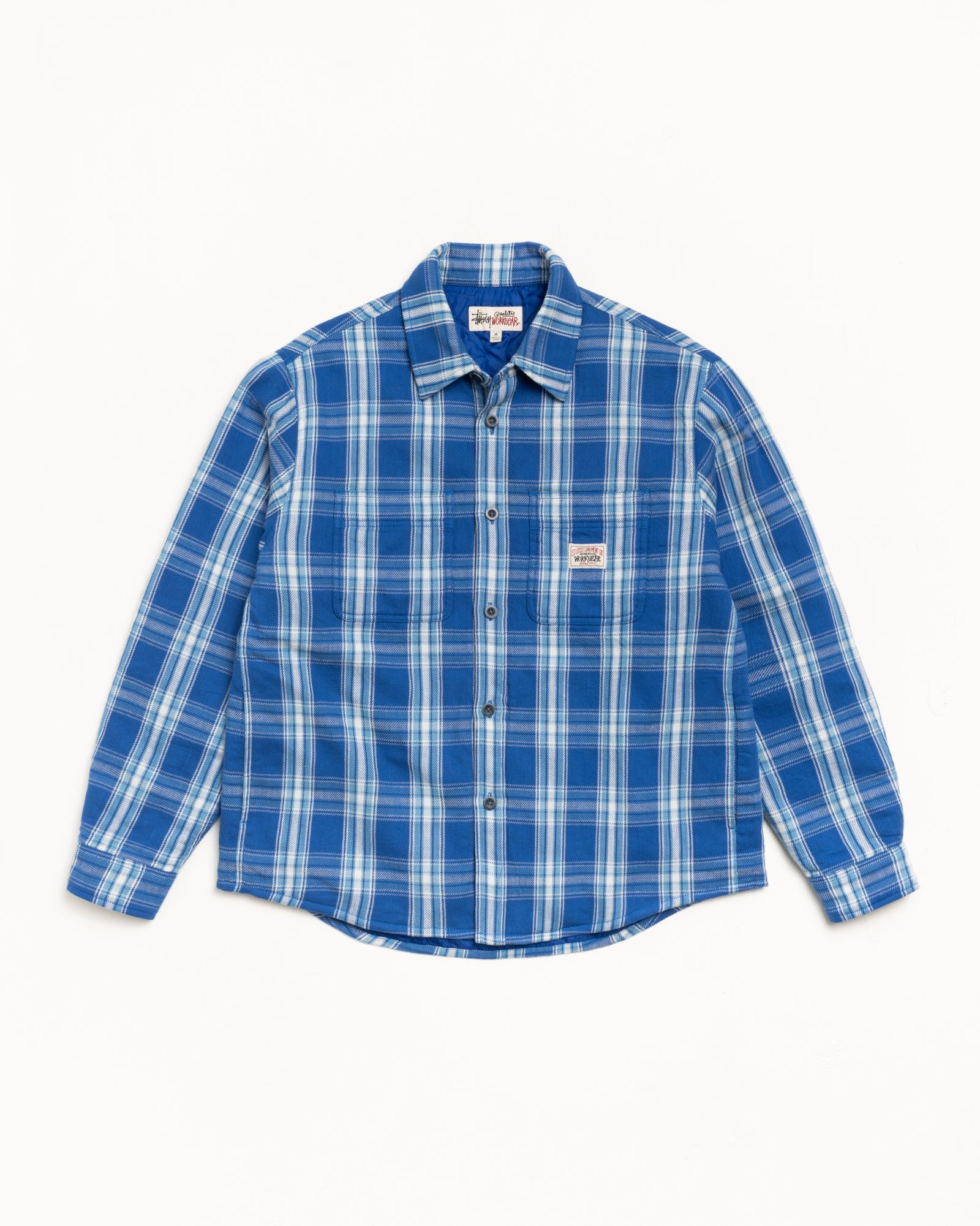Lau Plaid Shirt Jacket – Blue | Tops & Shirts | Stüssy