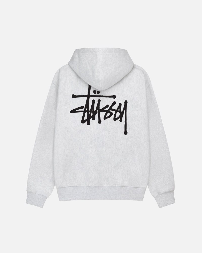 Stussy Basic Stüssy Zip パーカー グレー 日本 新作 | Stussy Japan