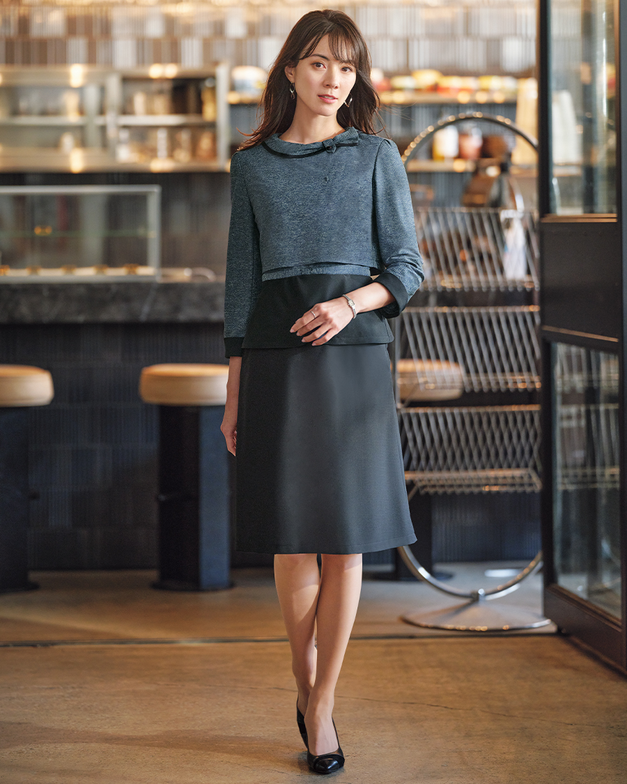 すごラク 【リサイクル・ニット】Aラインスカート | ユニフォーム総合