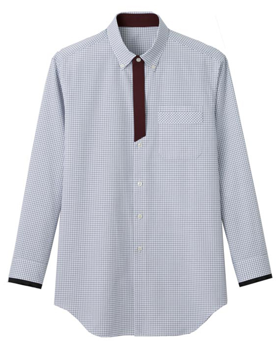 グラフチェック】男女兼用シャツ（長袖） | ユニフォーム総合メーカー