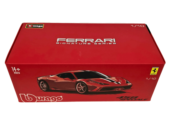 1/18ミニカー「フェラーリ458スペチアーレ」（レッド）ブラーゴ