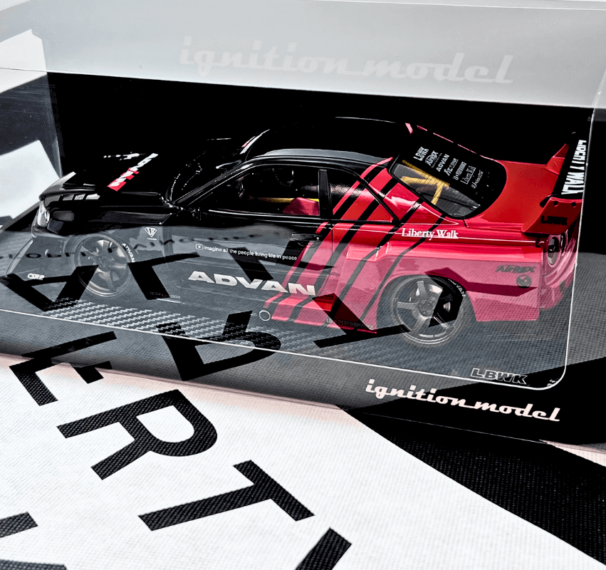 1/18スケール ignition model「LB-ER34 Super Silhouette SKYLINE