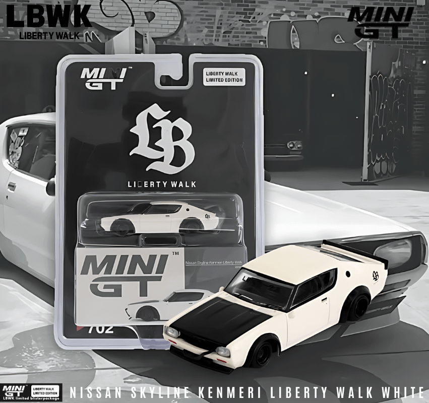 1/64スケール MINI GT「日産スカイライン・ケンメリ リバティー