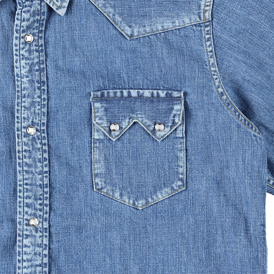 Standard California Denim Western Shirt Vintage Wash delivery