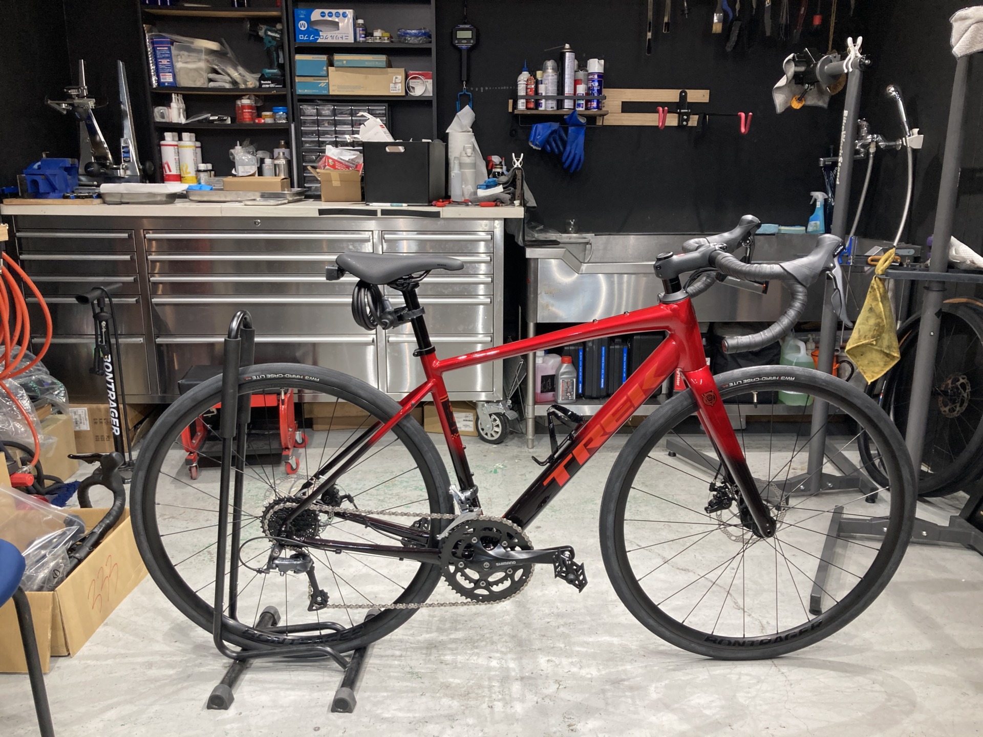 TREK Domane AL 2 GEN 4 × 納車 + パーフェクト組み立て + ガラス