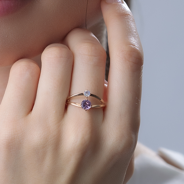 LILAC BLOOM RING(2JR0592)K10 リング｜スタージュエリー公式