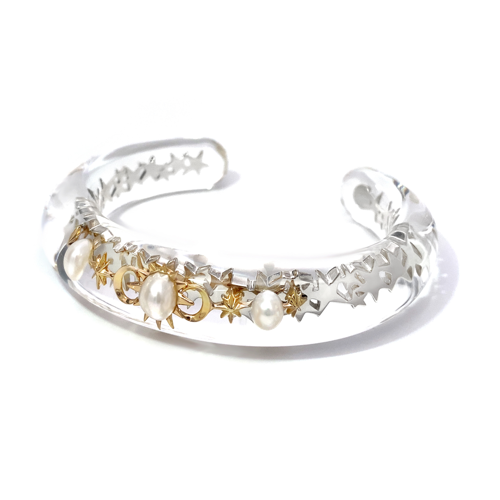 CLEAR CELESTIAL BANGLE(S)(2SU0998)SV925/K10 バングル｜スター