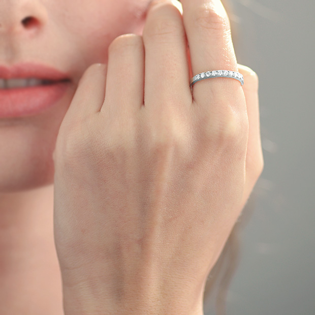 TEN DIAMOND RING(1XR0580)Pt950 リング｜スタージュエリー公式