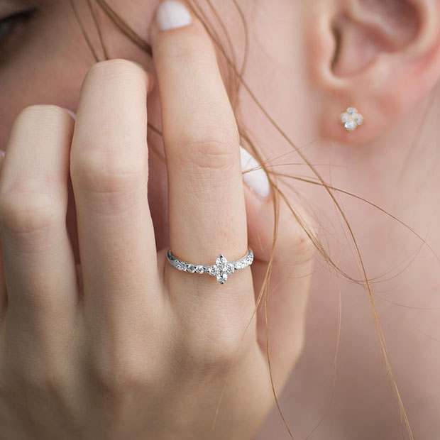 BRIGHTEST STAR DIAMOND RING(1XR0534)Pt950 リング｜スタージュエリー