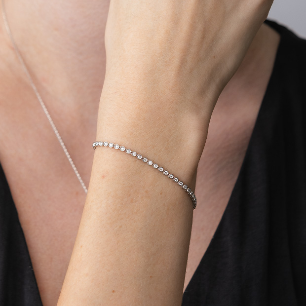 DIAMOND LINK BRACELET(1XU0521)Pt950 ブレスレット｜スタージュエリー