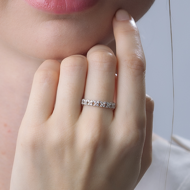 DIAMOND BUTTERFLIES RING(1XR0597)Pt950 リング｜スタージュエリー