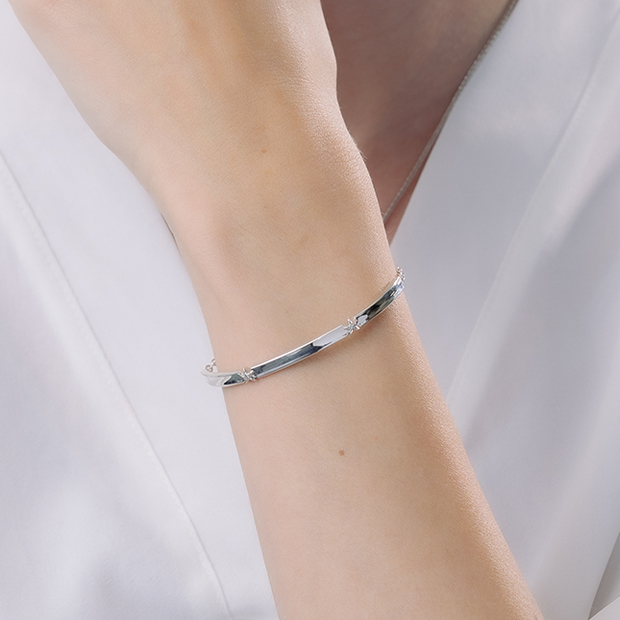 DIAMOND STAR BRACELET(S)(2SU1006)SV925 ブレスレット｜スター