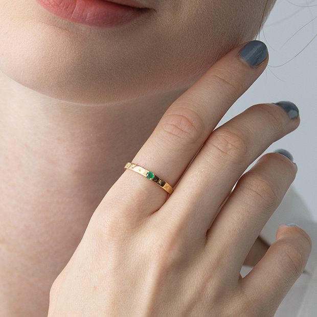 EMERALD CELESTIAL RING(2ZR1600)K18 リング｜スタージュエリー公式